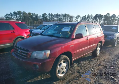 2004 Toyota Highlander Limited V6 из США, поврежденный, VIN JTEEP21A440059946
